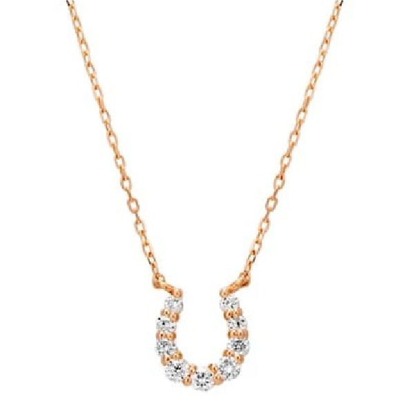 ピンクゴールドネックレスの商品画像