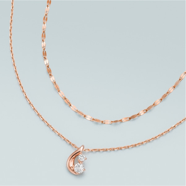 シルバーネックレス2本セットの商品画像