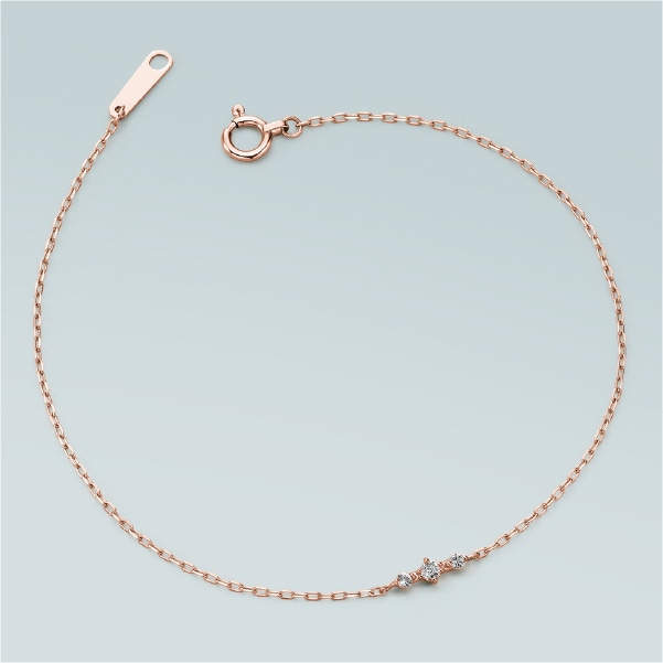 ピンクゴールドブレスレットの商品画像