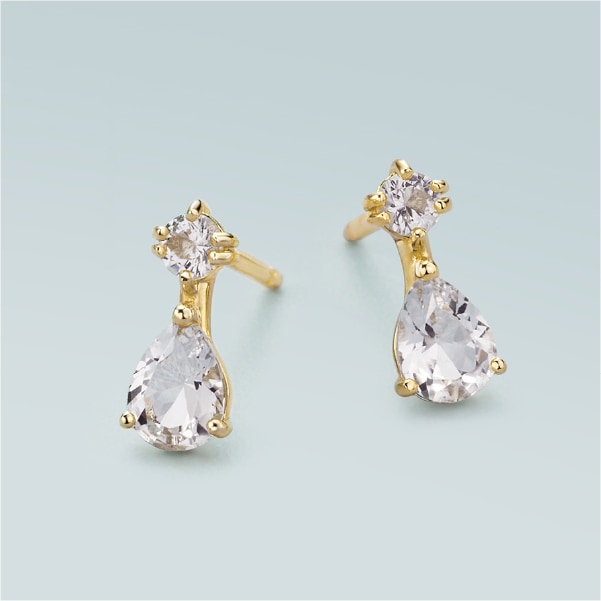 イエローゴールドピアスの商品画像