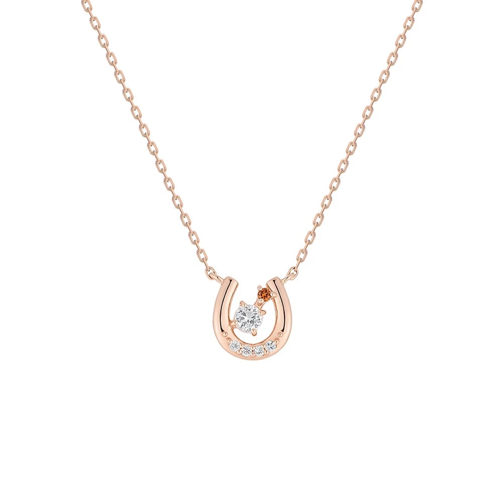 シルバーガーネットネックレス  ¥17,600