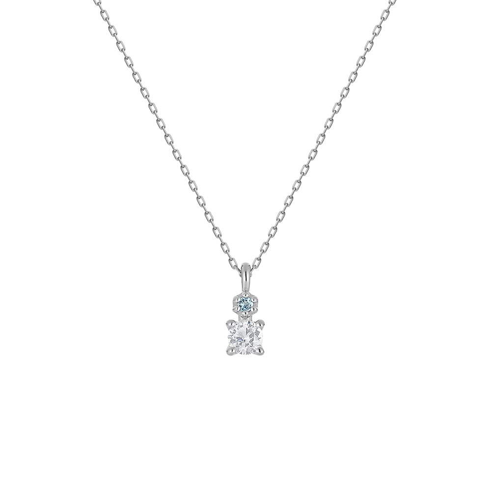 K10ホワイトゴールドオンライン限定ネックレス ￥33,000