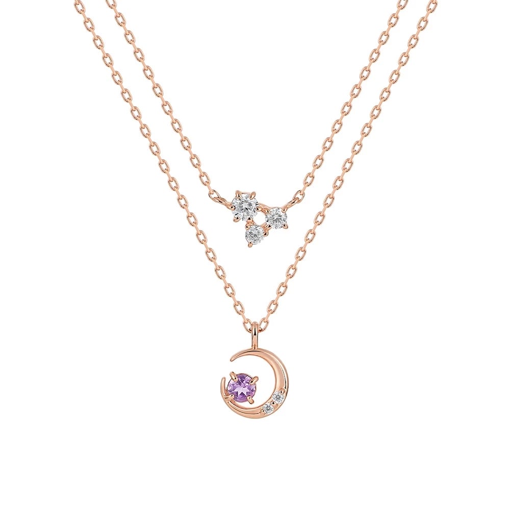 シルバーアメシストネックレス ¥23,100