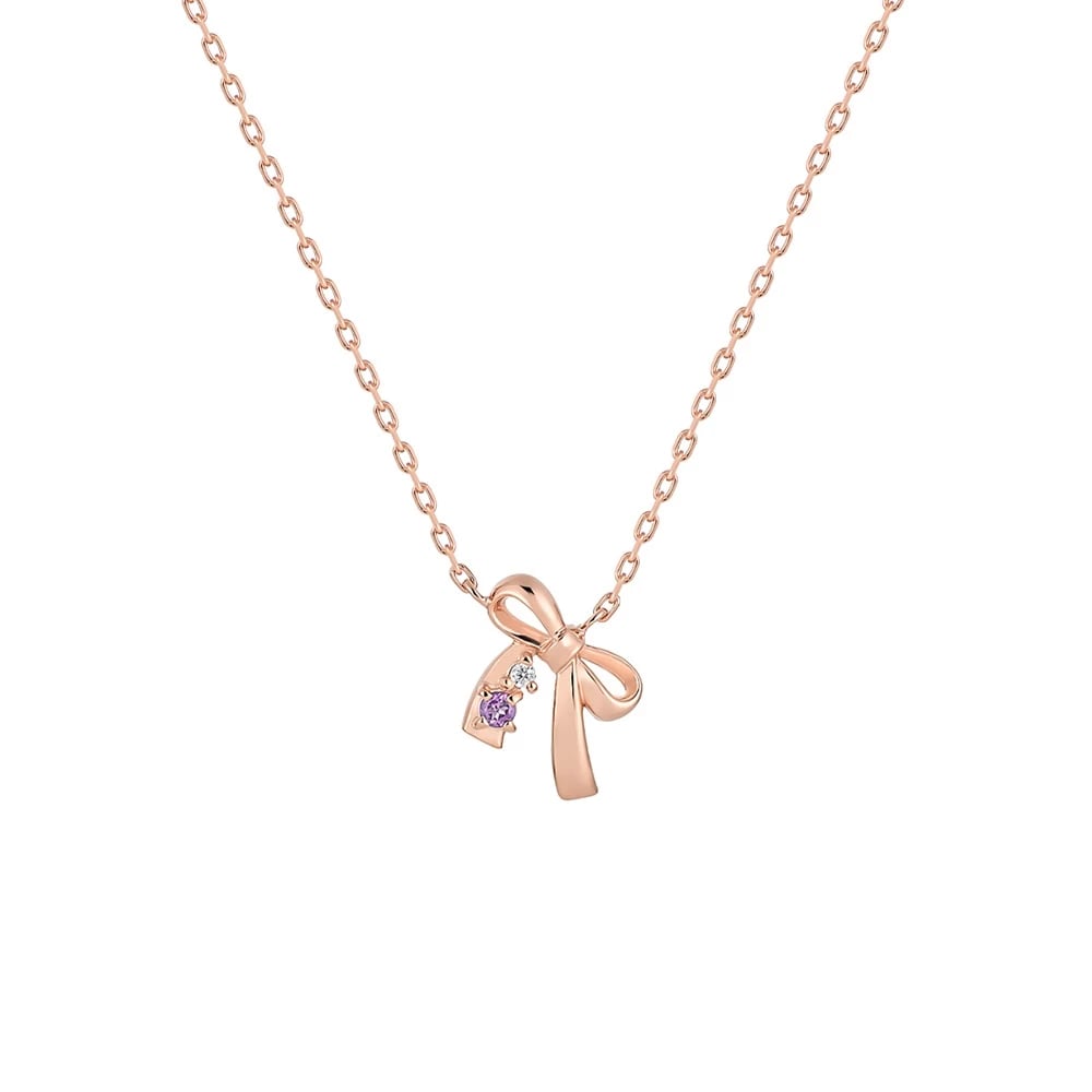 シルバーアメシストネックレス ¥17,600