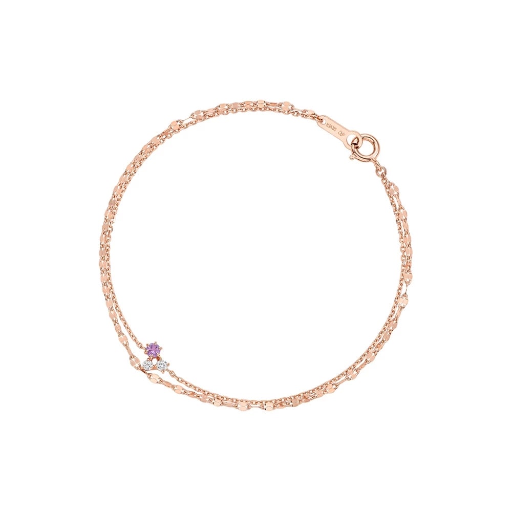 シルバーアメシストブレスレット ¥16,500