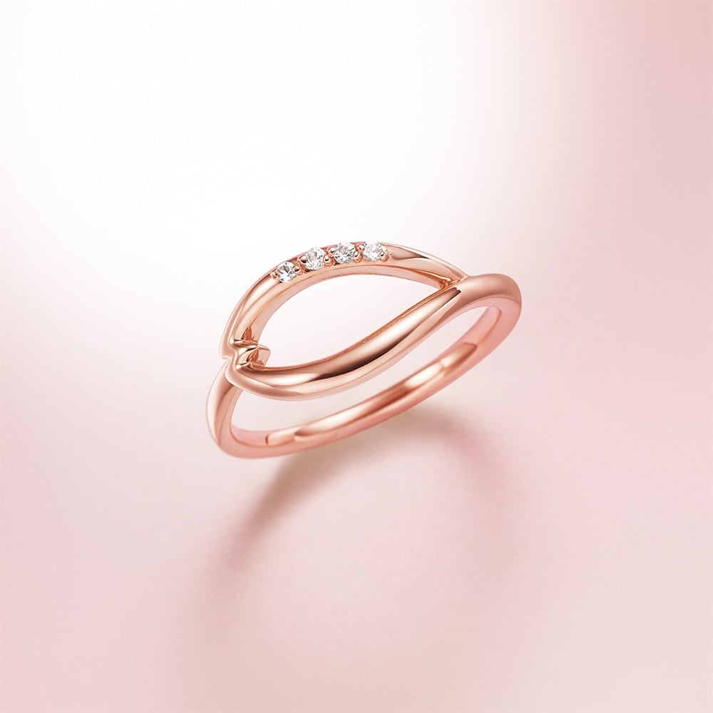 シルバー ホワイトトパーズ リング