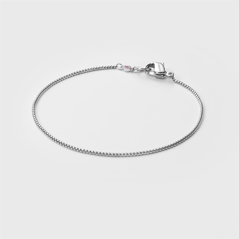 シルバールビーブレスレット ￥17,600