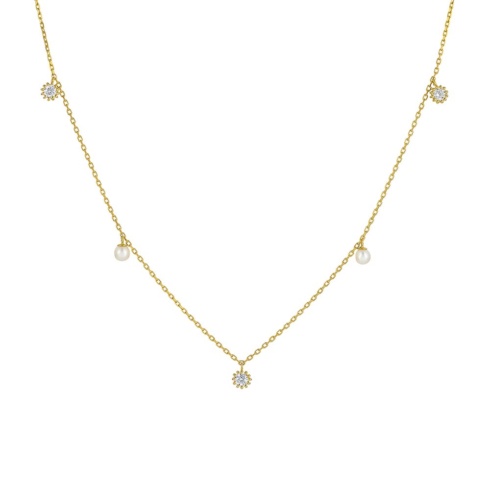 シロツメクサ ネックレス