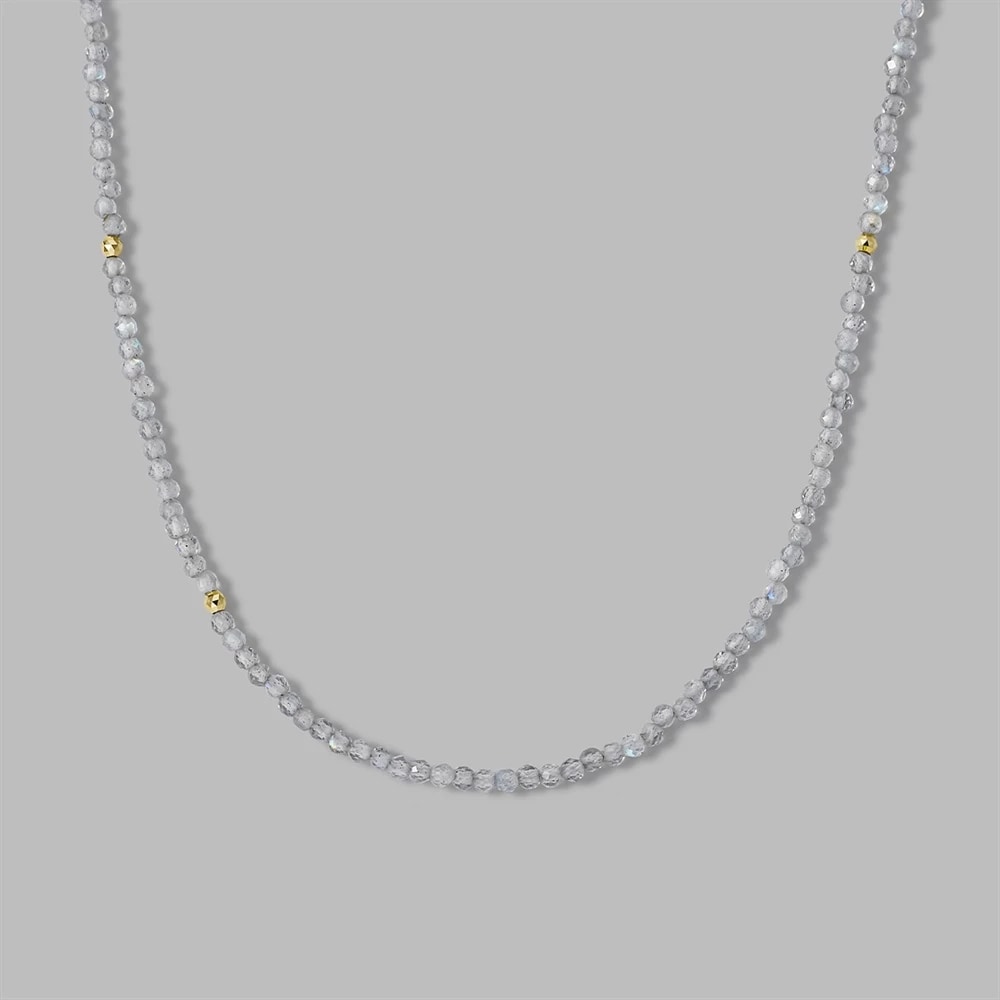 K10イエローゴールドラブラドライトネックレス ¥35,200