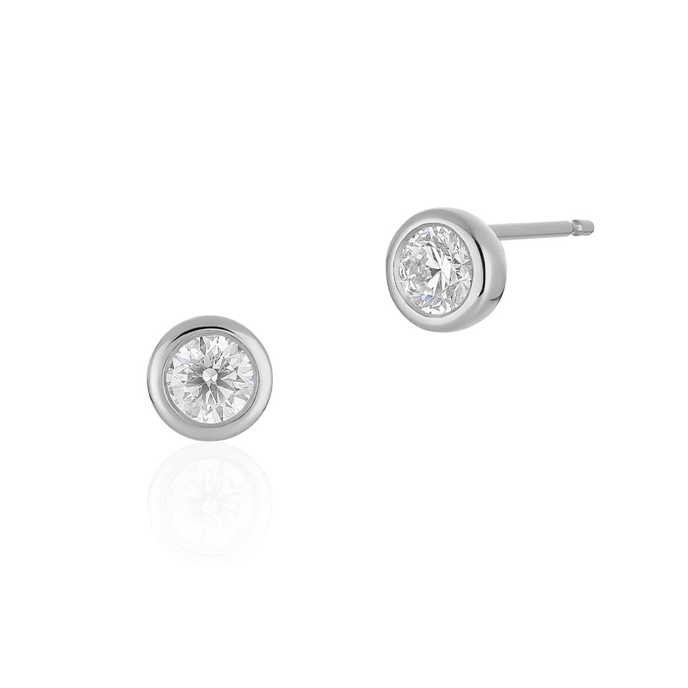 プラチナ ダイヤモンド ピアス
