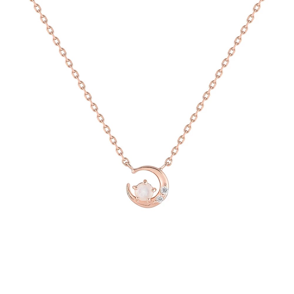 シルバー ムーンストーン ネックレス ¥18,700