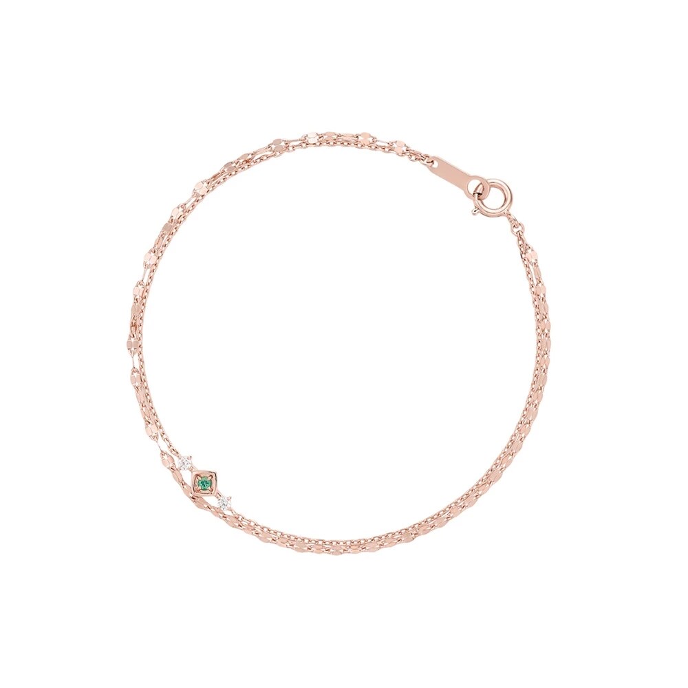 シルバーエメラルドネックレス ¥22,000