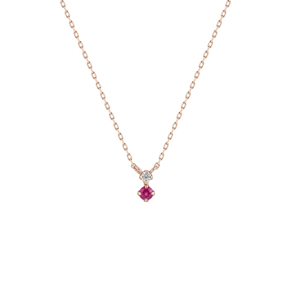 K10PG / ルビー ネックレス ¥41,800
