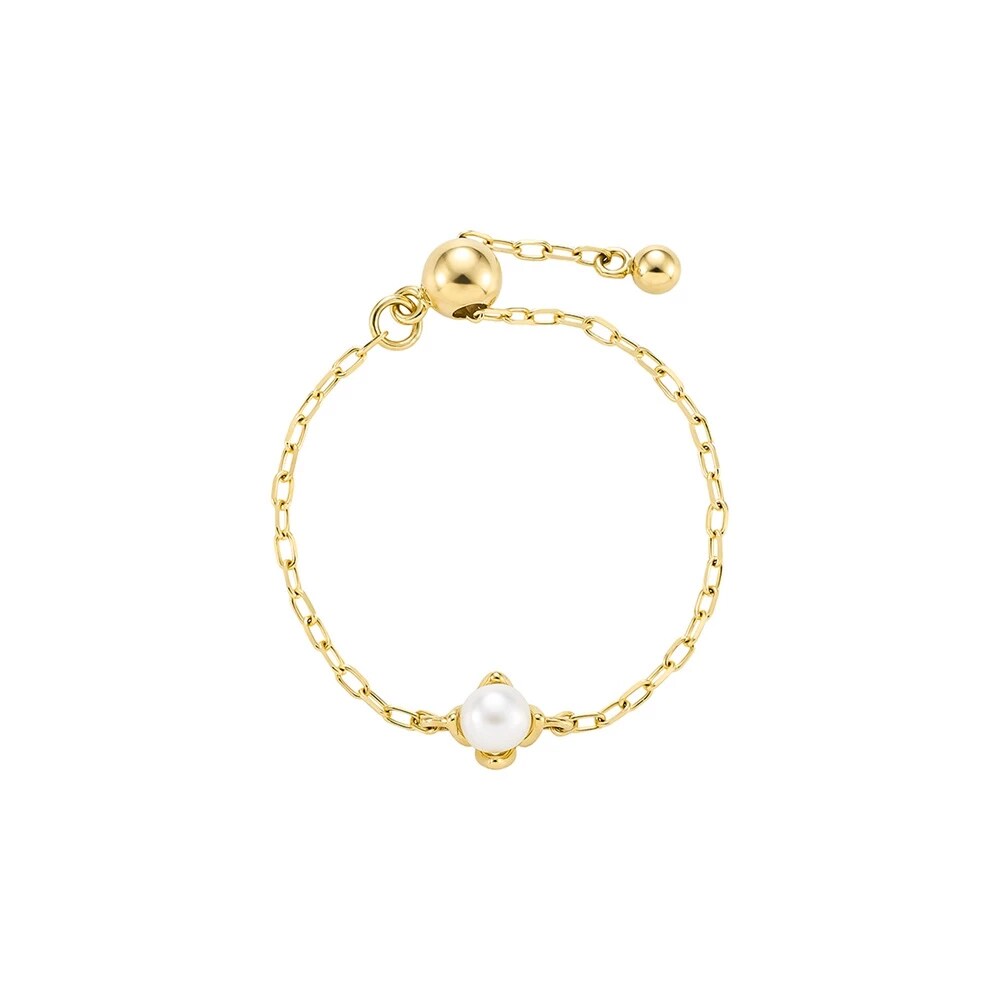 K10YG / パール リング ¥33,000