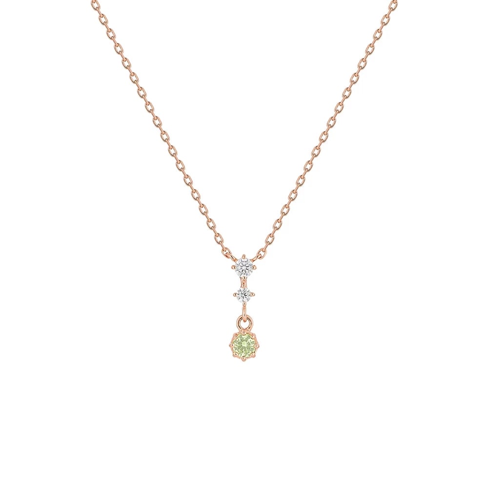 シルバー / ペリドット ネックレス ¥19,800