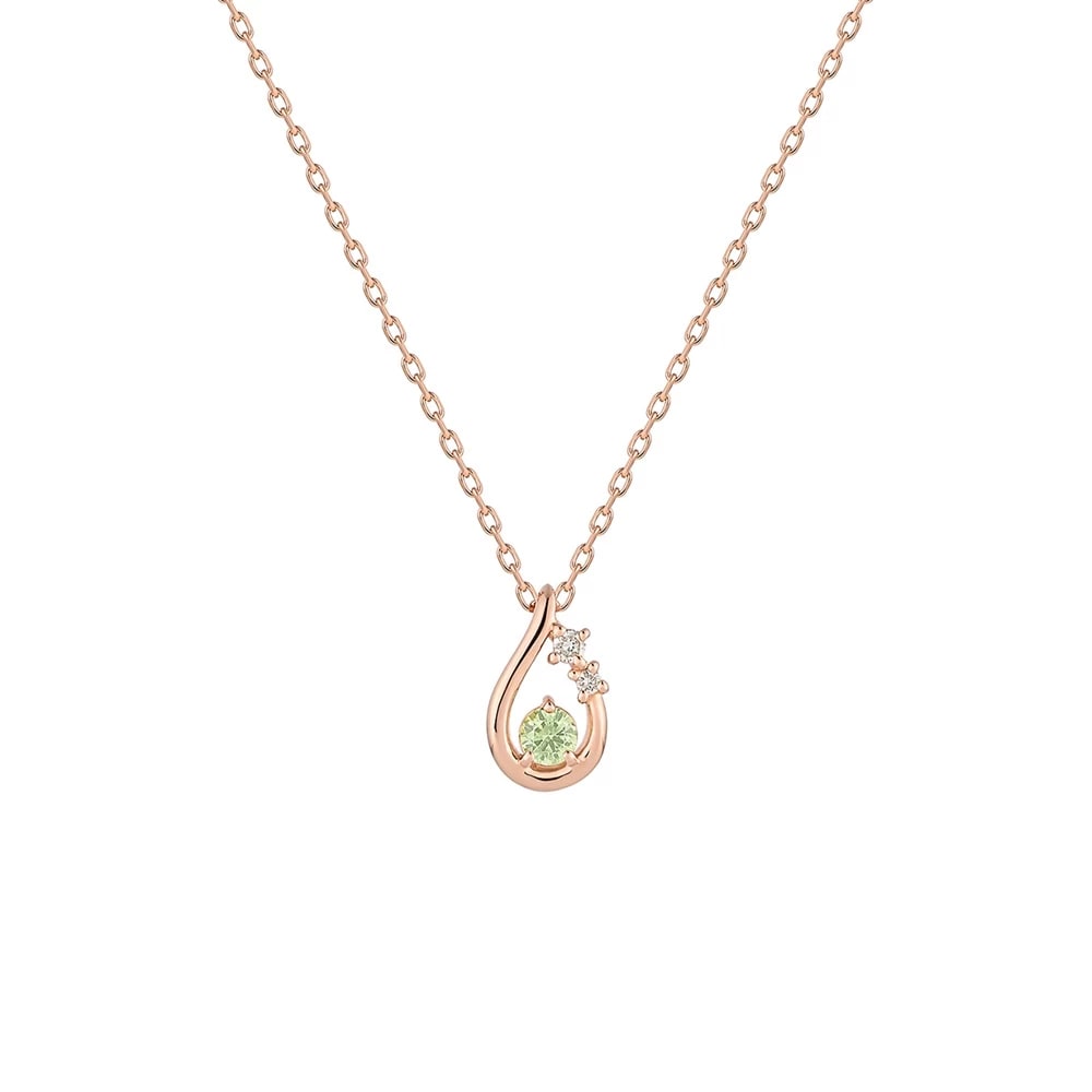 シルバー / ペリドット ネックレス ¥22,000