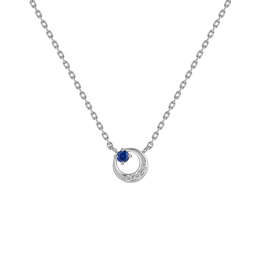 シルバーサファイアネックレス ¥22,000