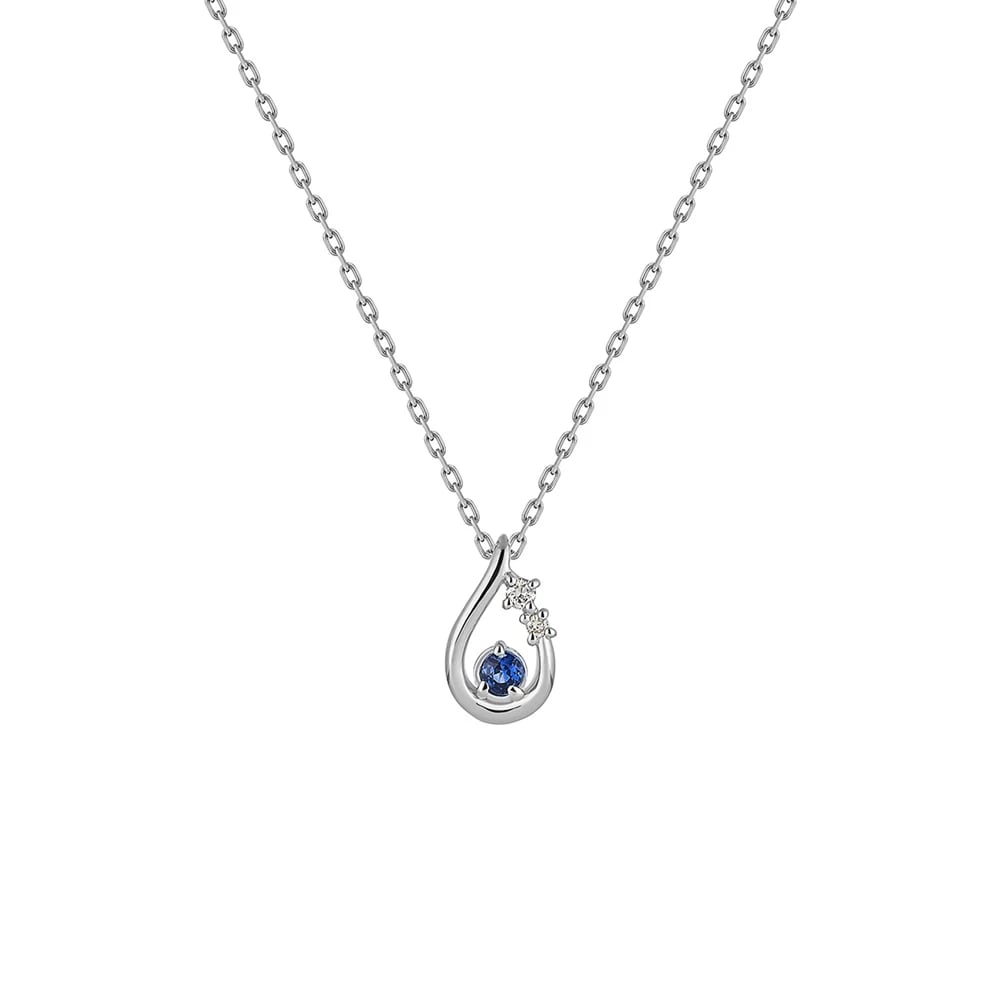 シルバーサファイアネックレス ¥24,200