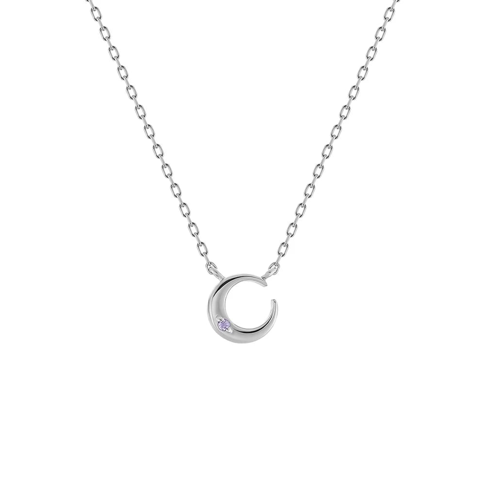 シルバーピンクアメシストネックレス ¥20,900