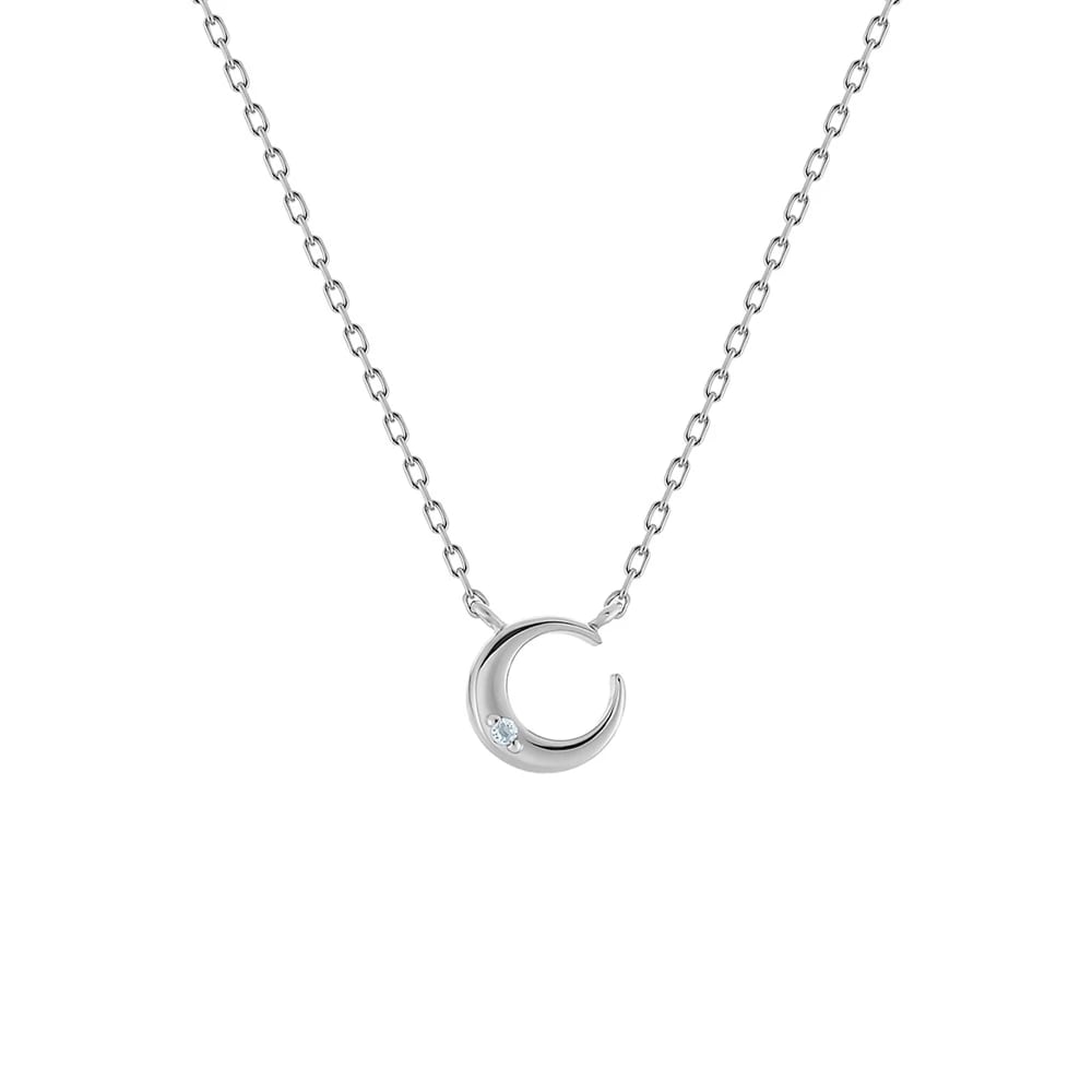 シルバーアクアマリンネックレス ¥20,900