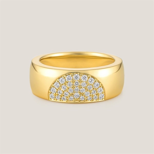 K18イエローゴールドダイヤモンドリング ¥660,000