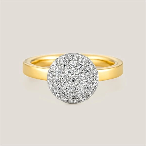 PAVE DE PARIS K18 RING ¥440,000