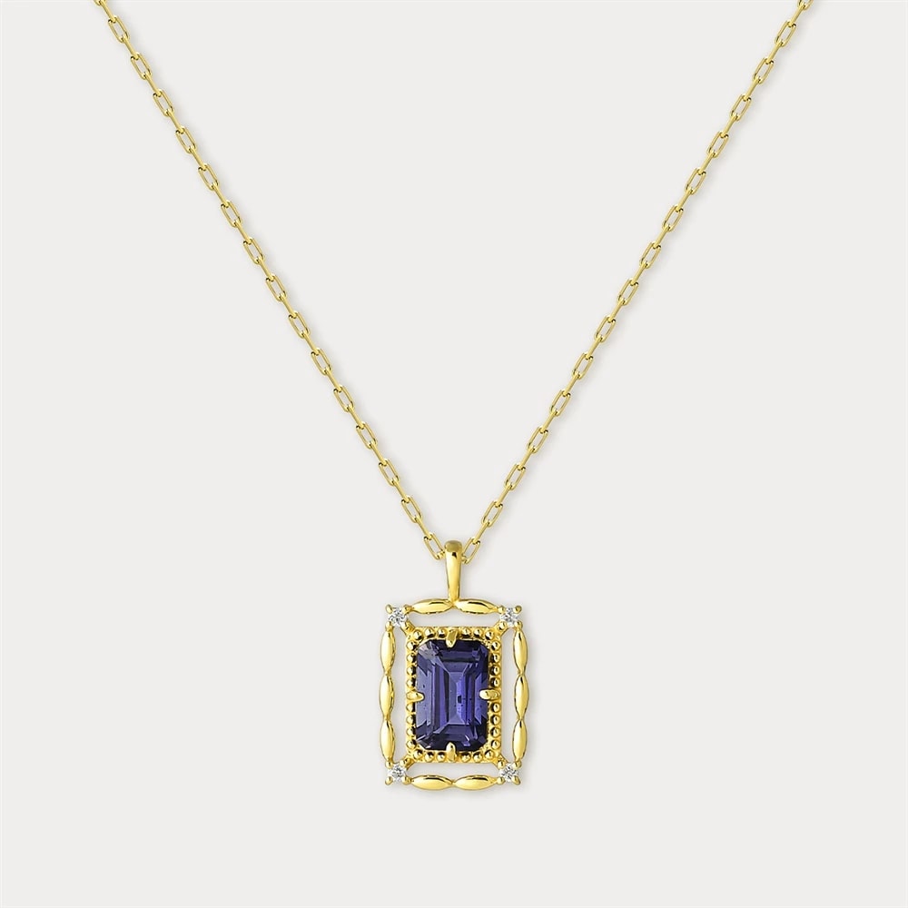 シルバー/K10YG ネックレスの商品画像