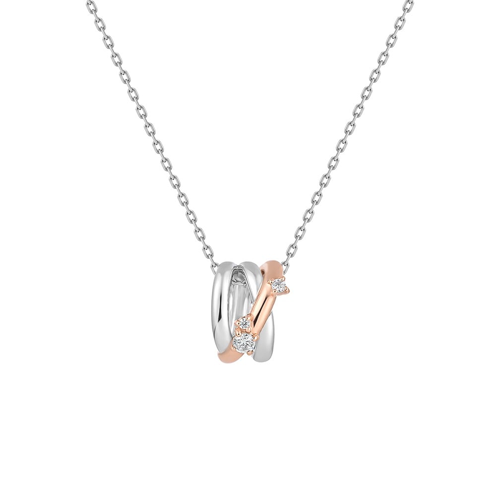 水引モチーフのシルバーネックレス ￥16,500