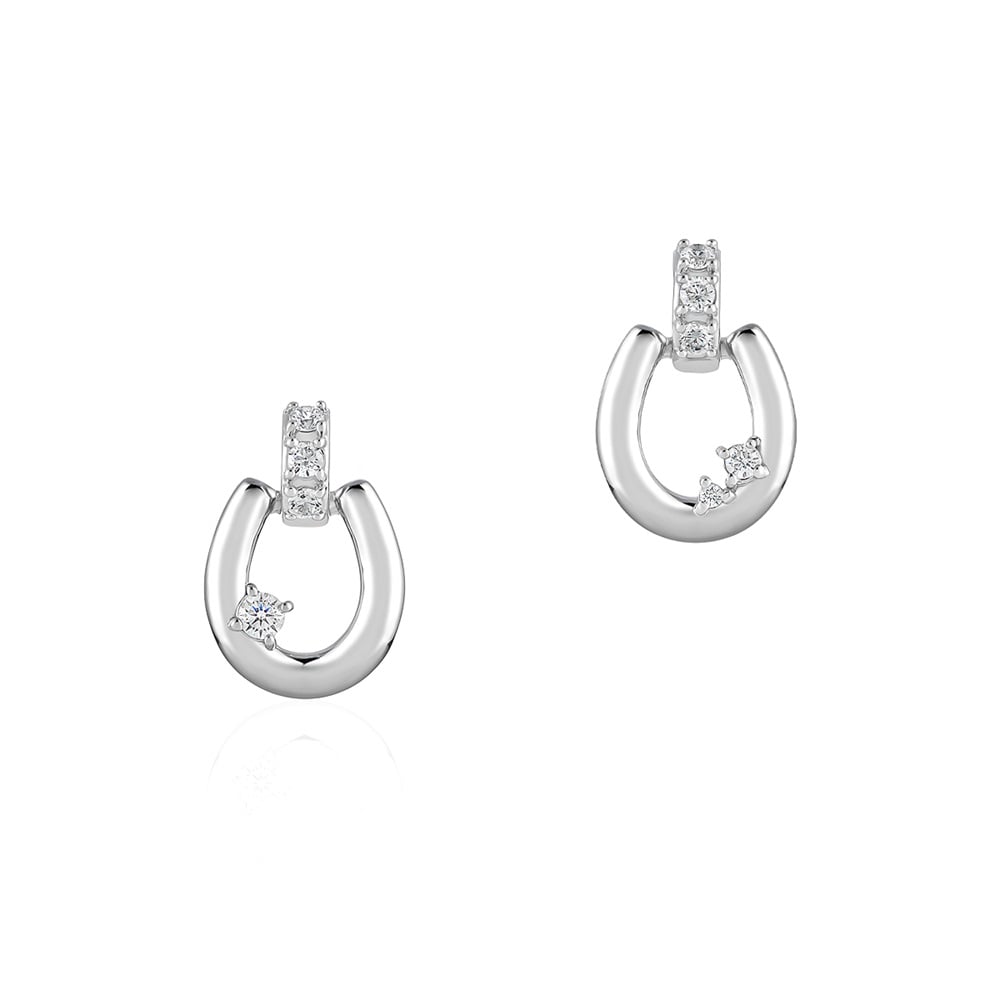 午(ウマ)モチーフのシルバーピアス ￥16,500