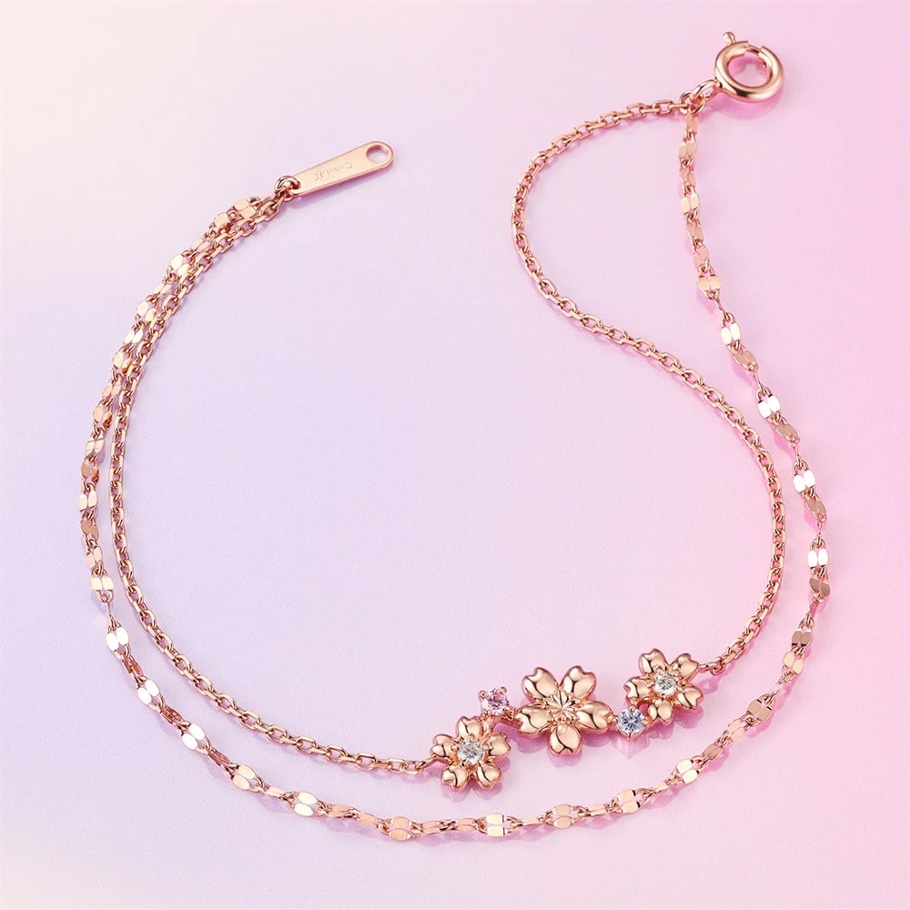 シルバーローズクォーツネックレス ¥17,600