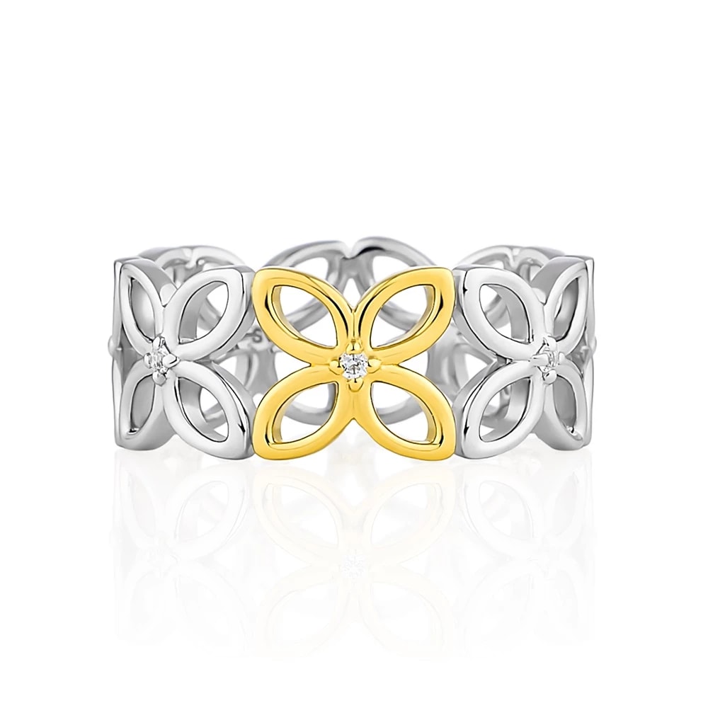 シルバーホワイトトパーズリング ¥17,600