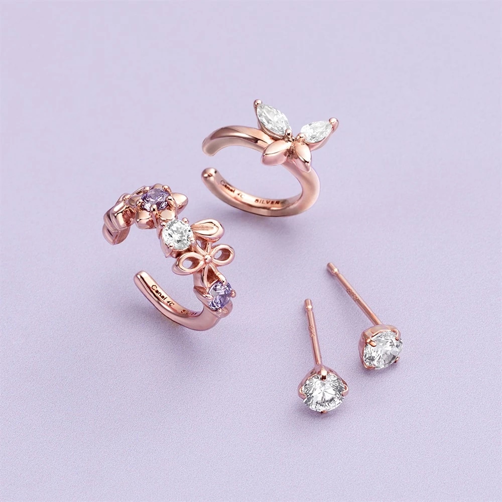 シルバー ピアス＆イヤーカフセットの商品画像