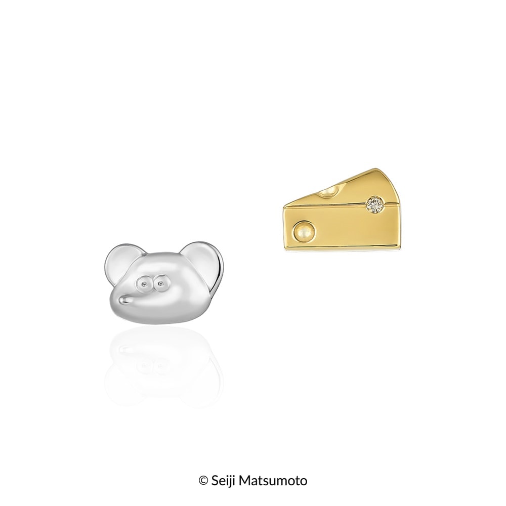 ねずみのANDY シルバーダイヤモンドピアス ¥17,600