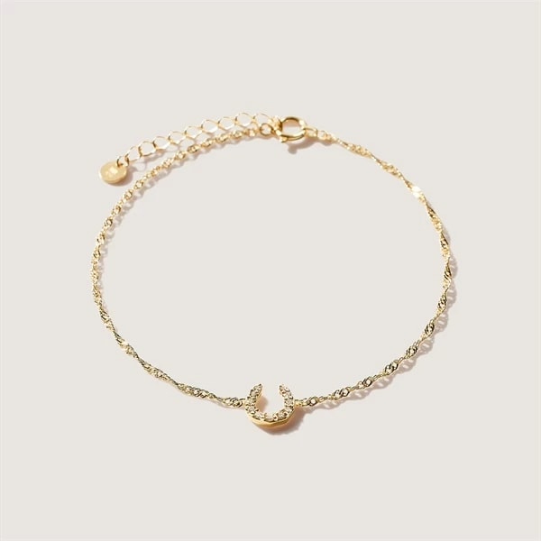 K10イエローゴールド ブレスレット ¥37,400