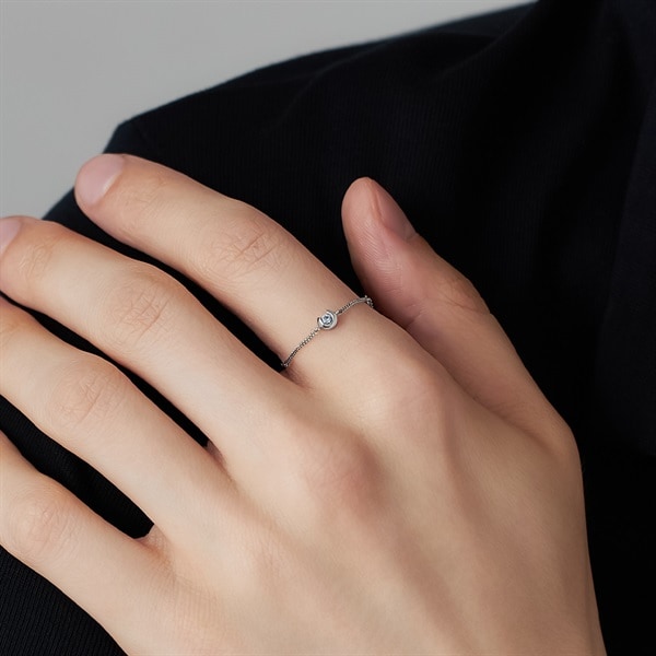 いのさん　プラチナリング　スクリューチェーン　チェーンリング　2.4㎜幅 プラチナネックレス スクリューチェーン 2.4㎜幅 太めチェーン