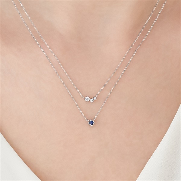 【♡限定品♡】4℃ ネックレス 2本セット ギフトにも シルバー ネックレス 2本セット | 112534121917 | 【公式】4