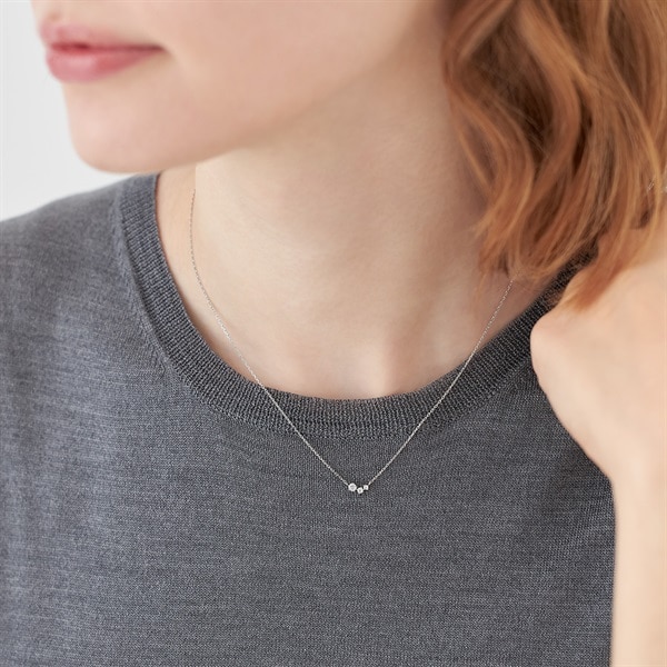 れもんさん専用【新品未使用】4℃(ヨンドシー)サファイヤ シルバー ネックレス シルバー ネックレス 2本セット | 112534121917 | 【公式】4