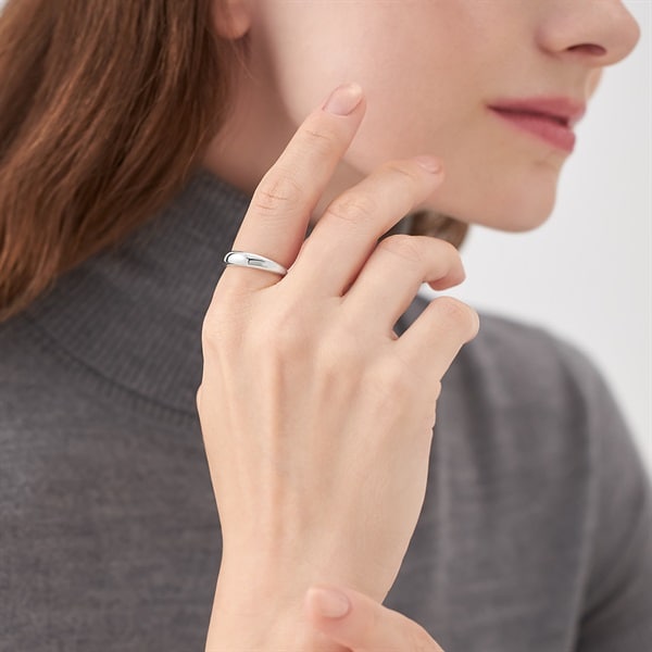 エレガントなシルバーリング ダイヤモンド ☆ギフト【4℃】エターナルシルバー リング アクアマリン 3月 (4