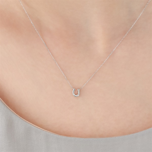 ゴールドネックレス　超美品　（まゆ） K10ホワイトゴールド ネックレス | 112536123203 | 【公式】4