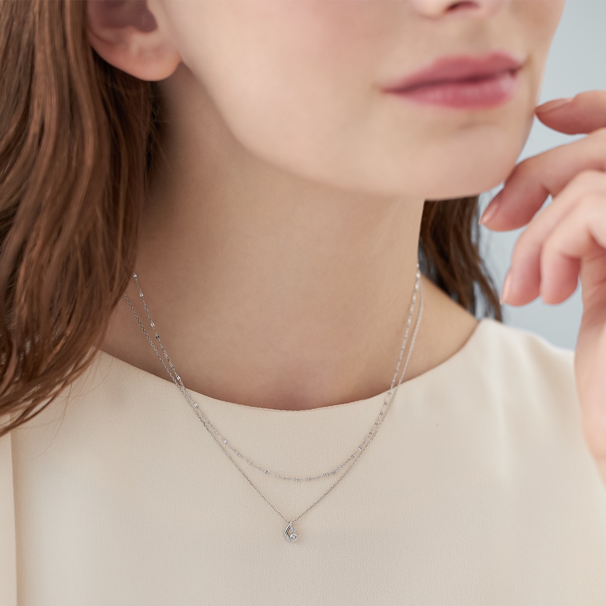 シルバー ネックレス 2本セット | 112544621902 | 【公式】4