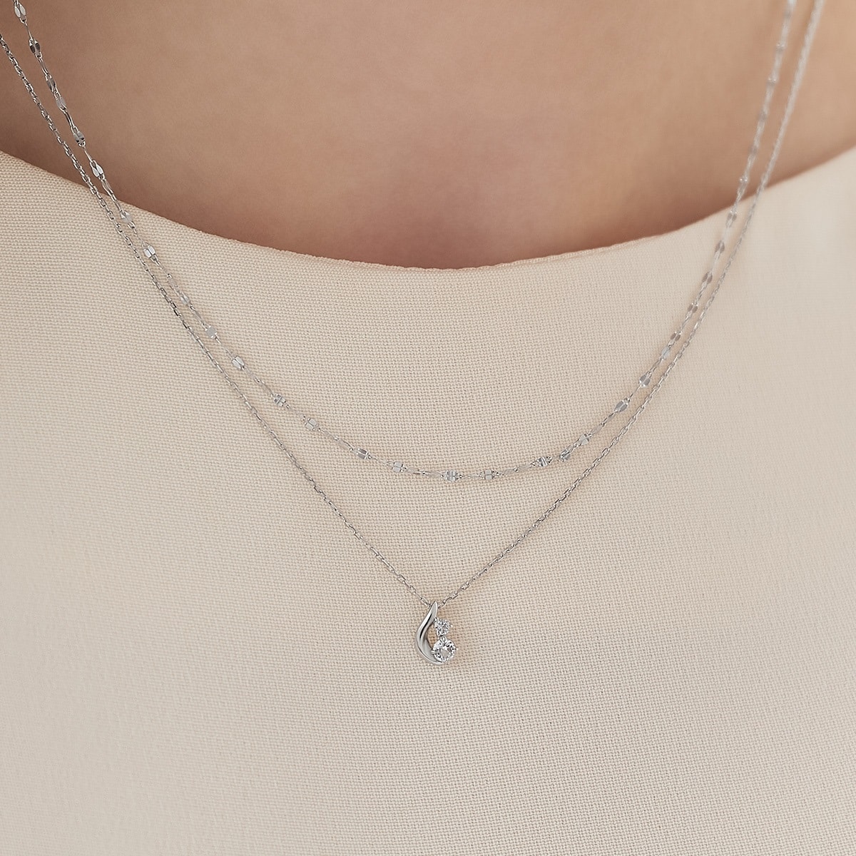 シルバー ネックレス 2本セット | 112544621902 | 【公式】4