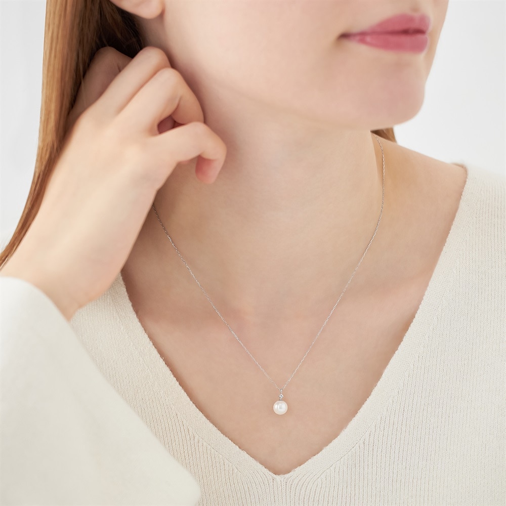 K10ホワイトゴールド ネックレス | 112546123205 | 【公式】4