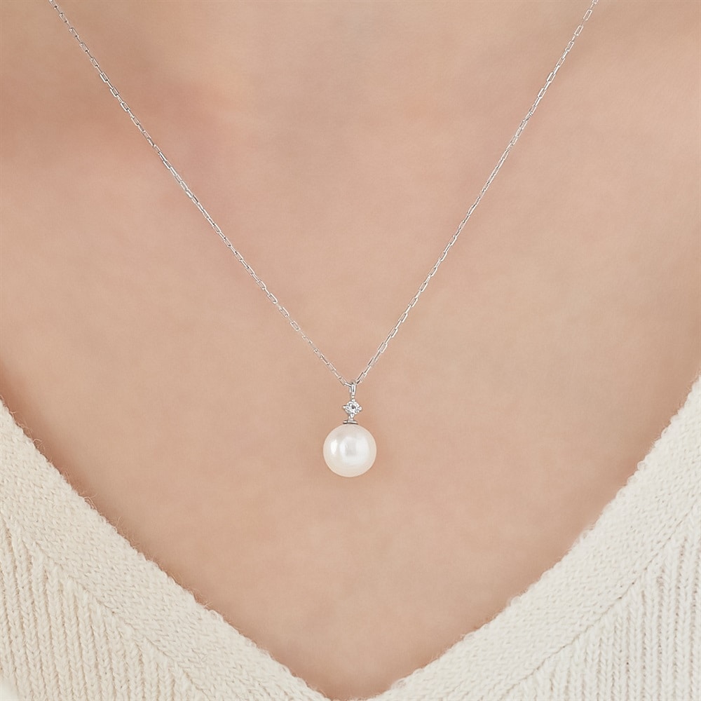 K10ホワイトゴールド ネックレス | 112546123205 | 【公式】4