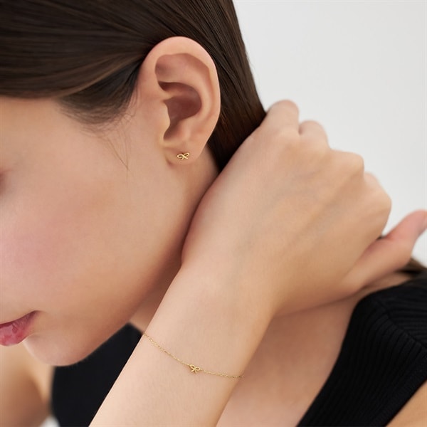 4°C K10 イエローゴールドブレスレット 新品未使用 4℃（ヨンドシー） ブレスレット K10イエローゴールド チェーン