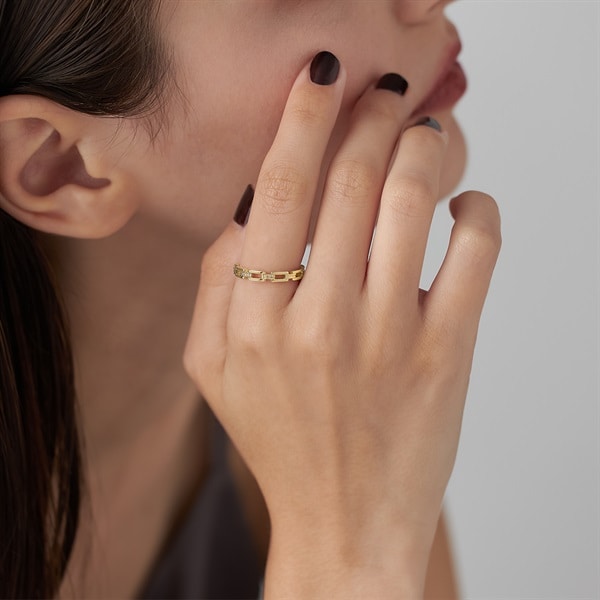 Canal ４℃ K10 イエローゴールド ほぼ未使用 K10イエローゴールド リング | 112526742001 | 【公式】4