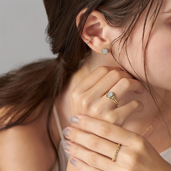 K10イエローゴールド ピアス | 112546153007 | 【公式】4℃ジュエリー