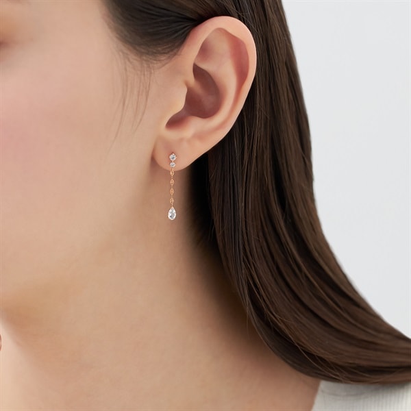 K10ピンクゴールド ピアス | 112546153104 | 【公式】4℃ジュエリー