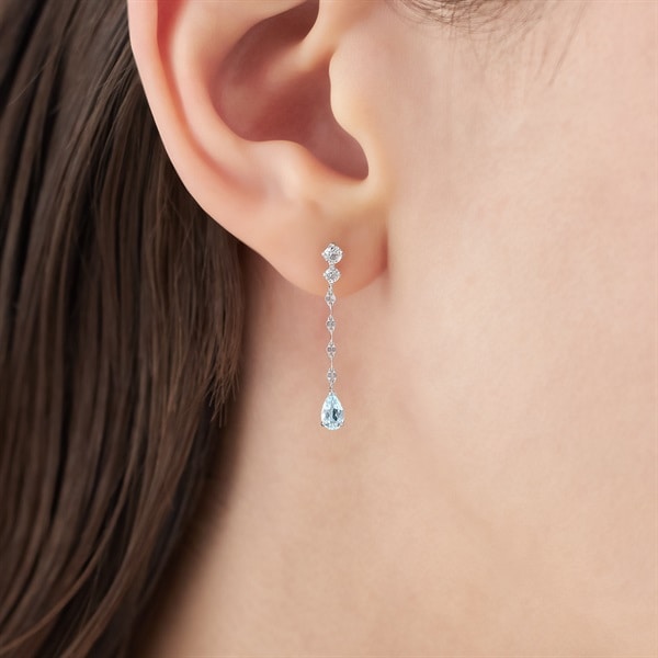 K10ホワイトゴールド ピアス | 112546153207 | 【公式】4℃ジュエリー