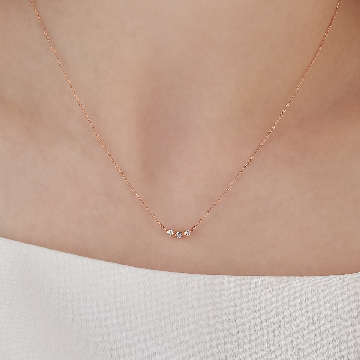 ADA エーディーエー K10 ピンクゴールド ネックレス ADA エーディー