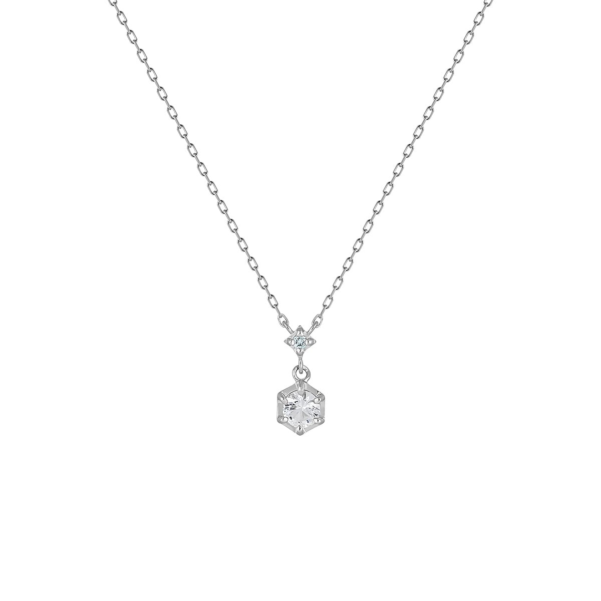 K10ホワイトゴールド ネックレス | 112546623202 | 【公式】4